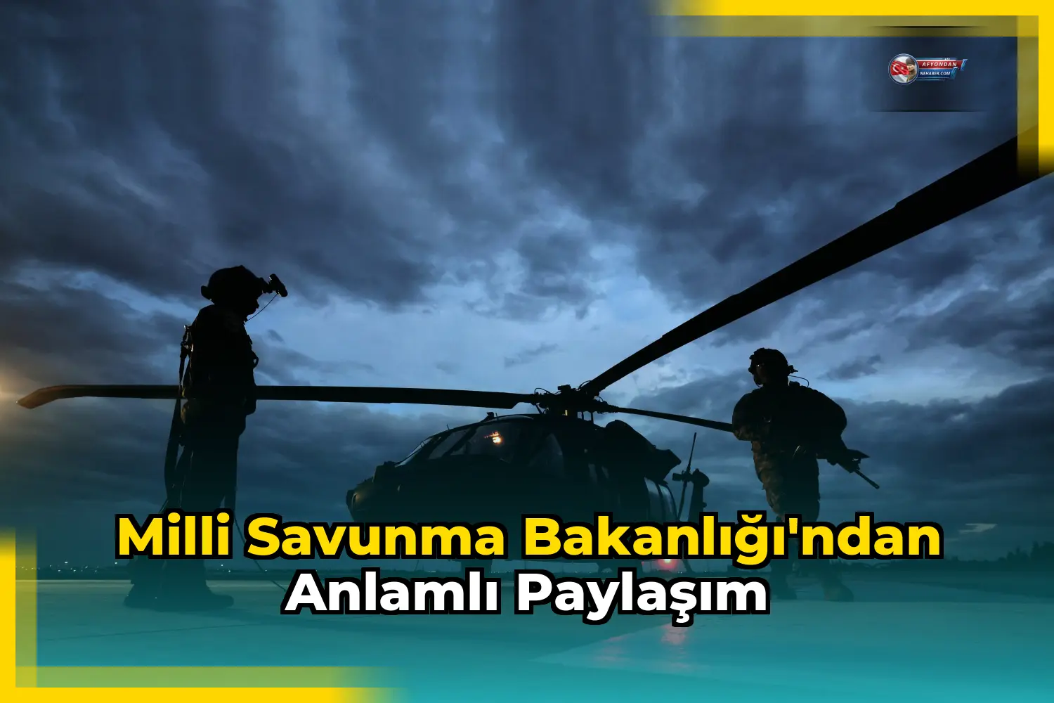 Milli Savunma Bakanlığı'ndan anlamlı paylaşım