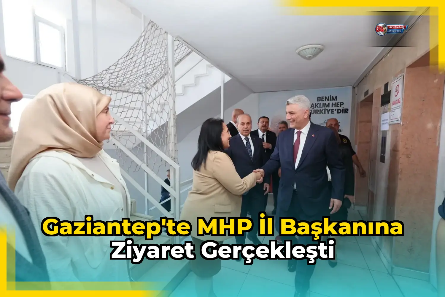 Gaziantep'te MHP İl Başkanına Ziyaret Gerçekleşti
