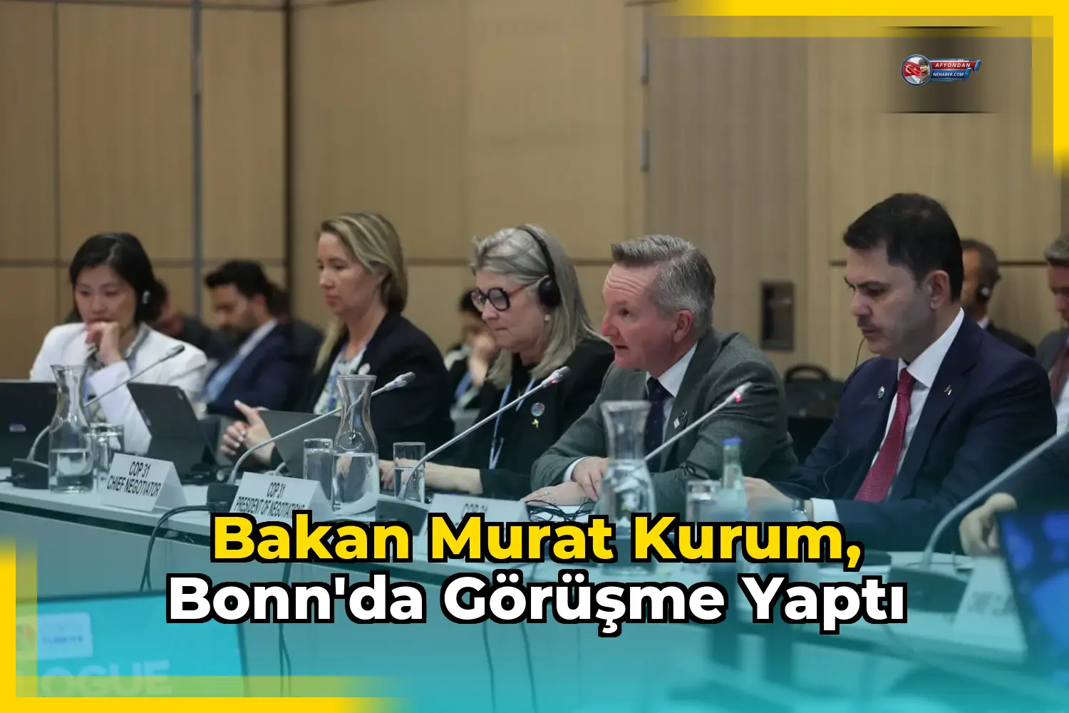 Bakan Murat Kurum, Bonn'da görüşme yaptı
