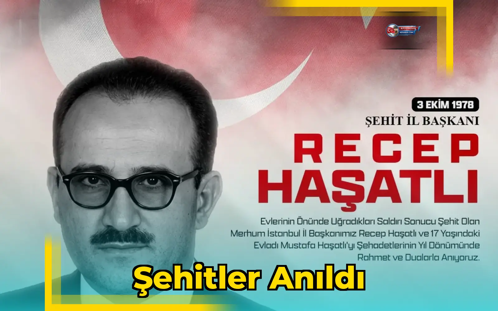 Şehitler Anıldı