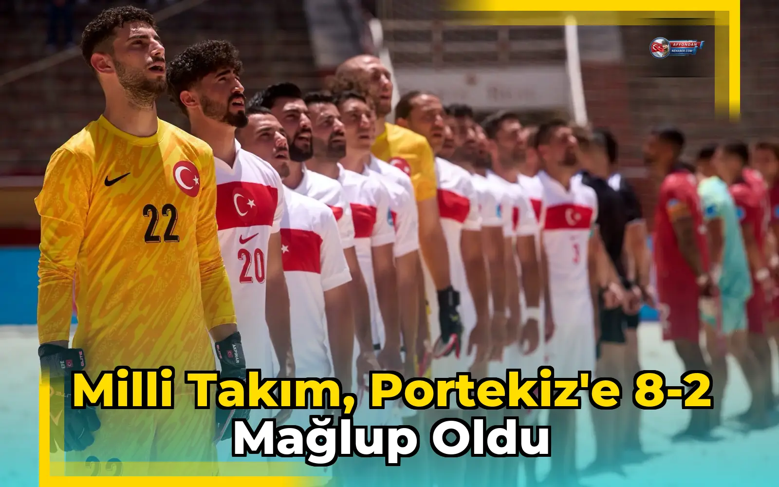 Milli Takım, Portekiz'e 8-2 mağlup oldu