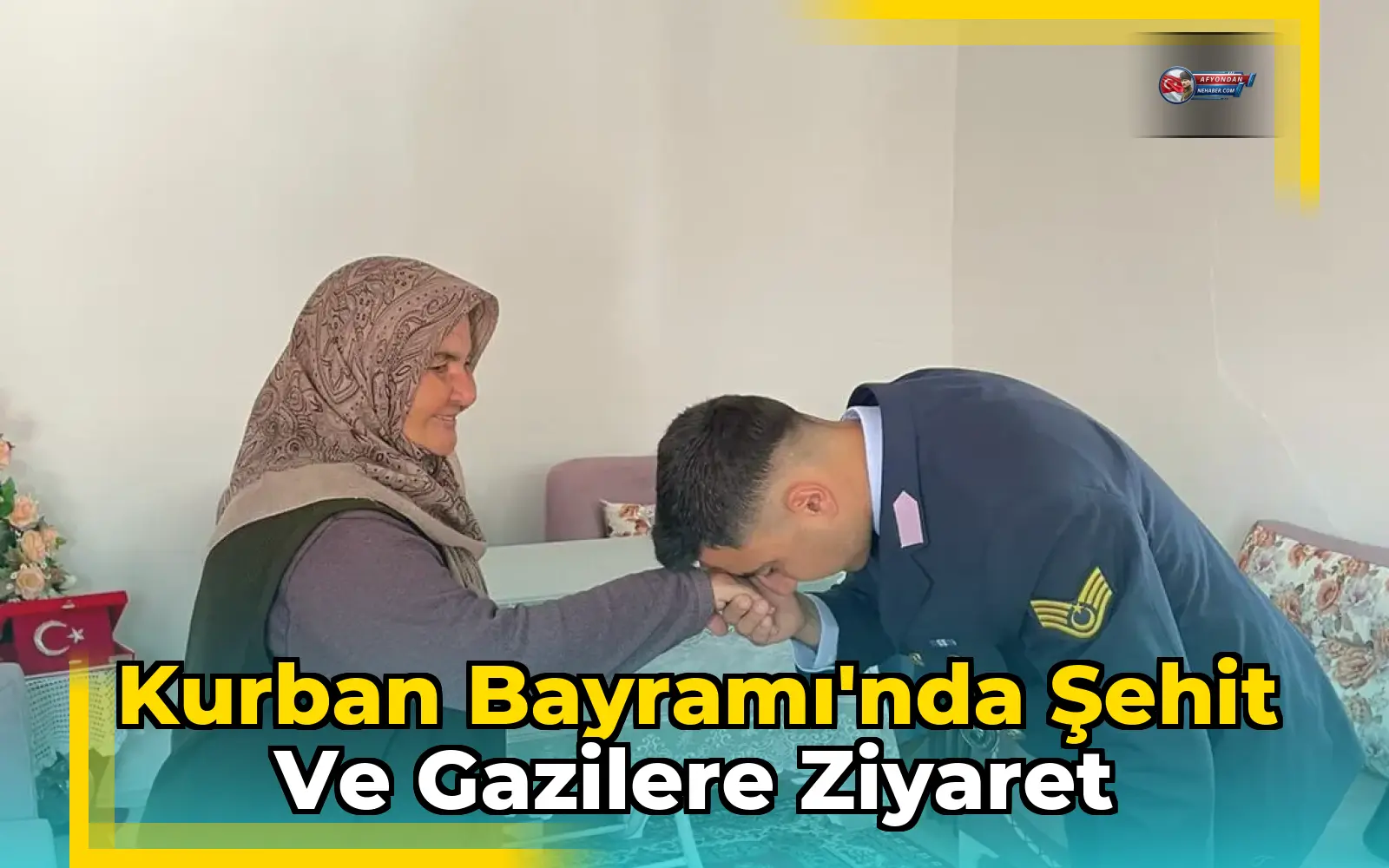 Kurban Bayramı'nda şehit ve gazilere ziyaret