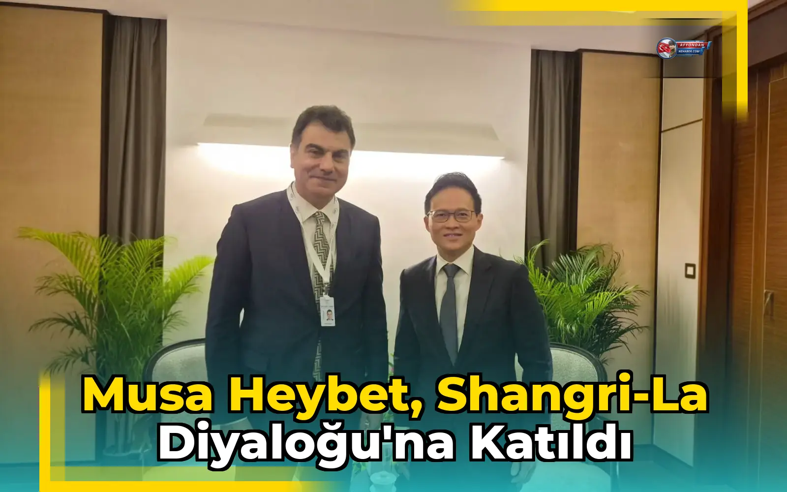 Musa Heybet, Shangri-La Diyaloğu'na Katıldı