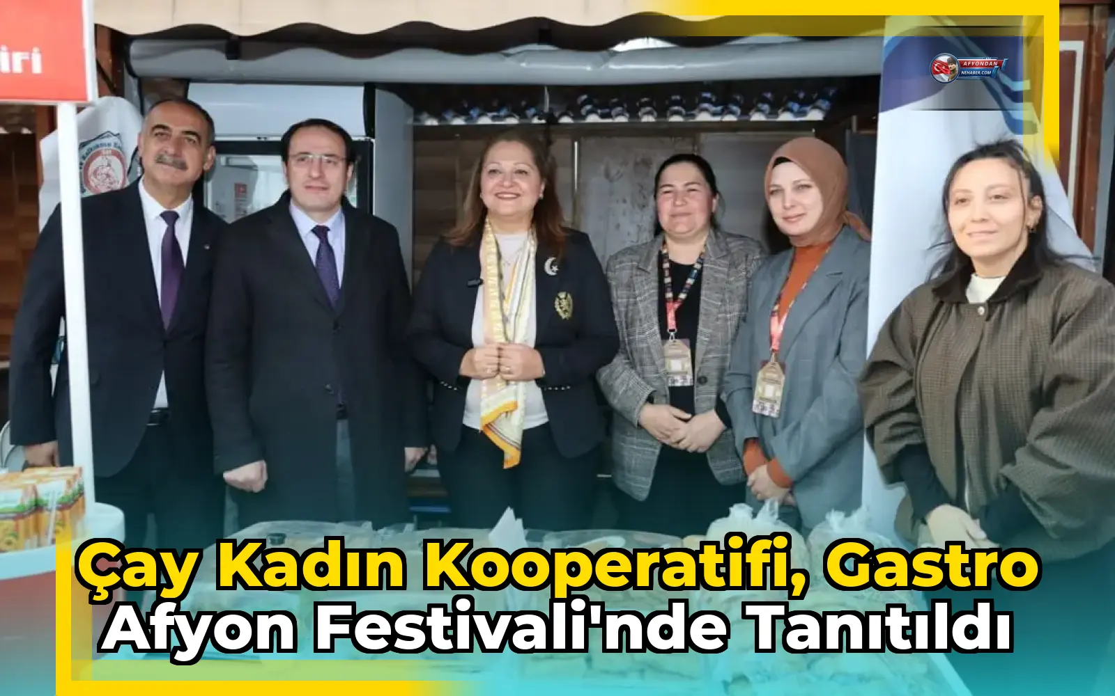 Çay Kadın Kooperatifi, Gastro Afyon Festivali'nde tanıtıldı