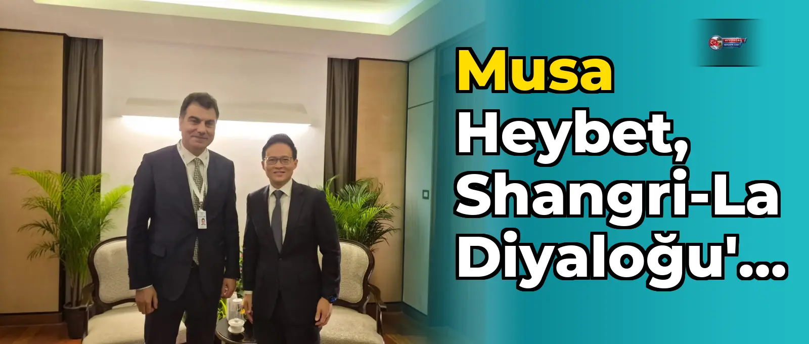 Musa Heybet, Shangri-La Diyaloğu'na Katıldı