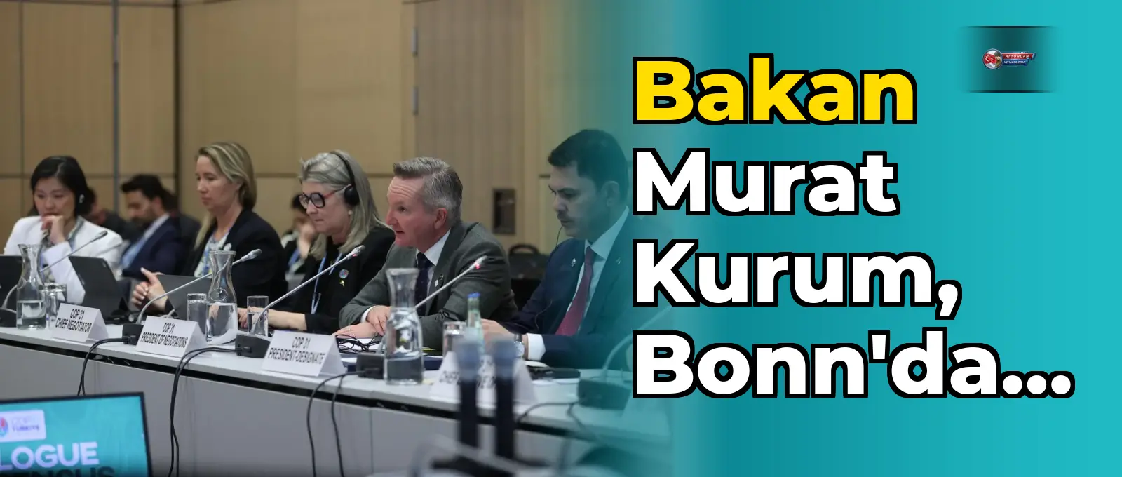 Bakan Murat Kurum, Bonn'da görüşme yaptı